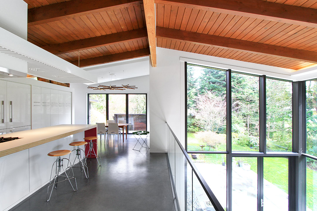 custom light by propellor at evergreen house in north vancouver by michael green architecture, krista jahnke photography