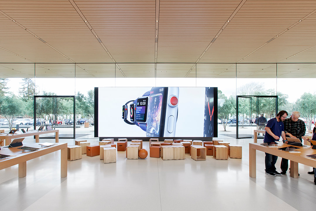 apple park visitor center by architects foster and partners, krista jahnke photography
