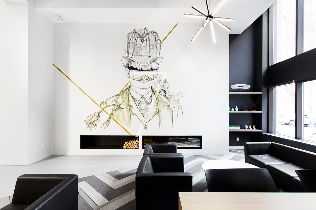 the carson condo lounge in ottawa by csv architects, krista jahnke photography