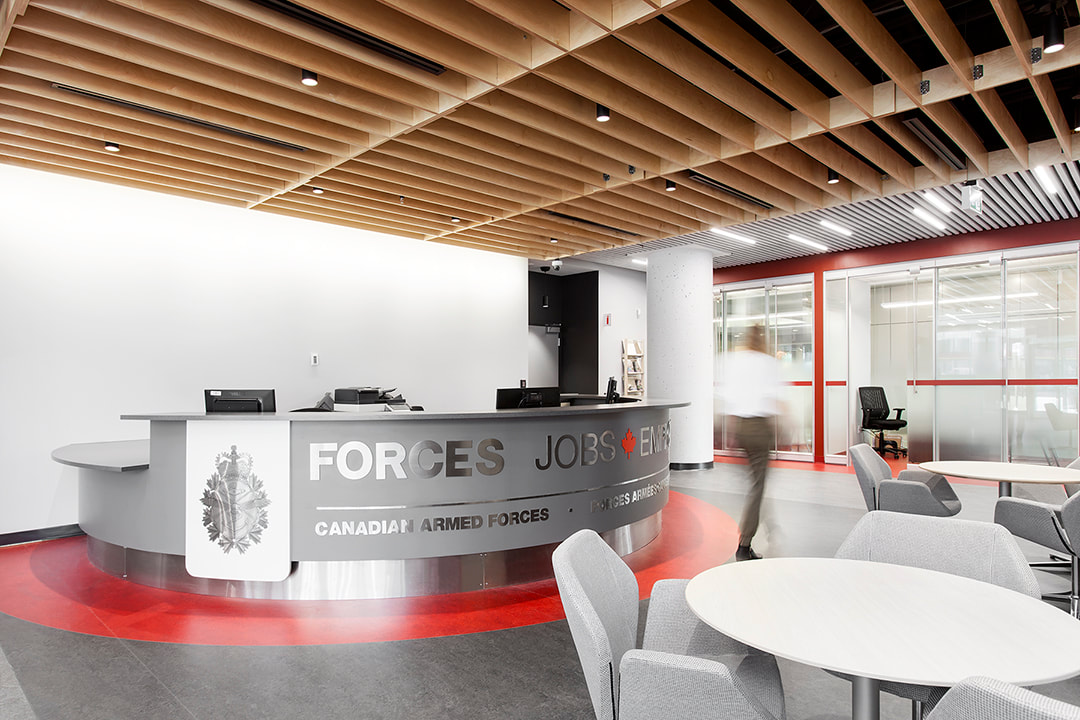 canadian armed forces recruitment centre in downtown ottawa by chmiel architects, krista jahnke photography