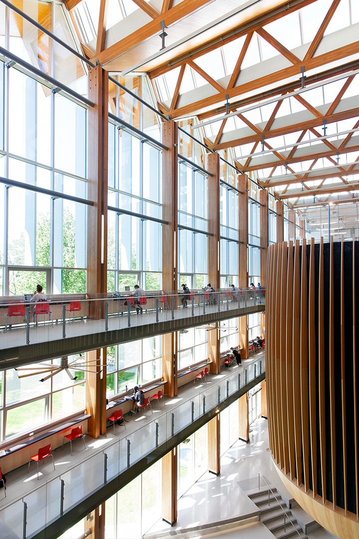 the nest atrium at university of british columbia in vancouver by dialog architects and b+h architects, krista jahnke photography