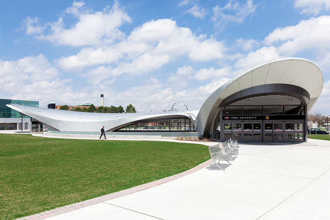 york university subway station in toronto by architects foster and partners, krista jahnke photography